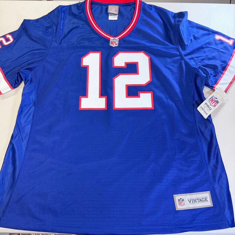 Jim Kelly Buffalo Bills NFL Pro Line Vintage Women's XL Jersey NWT